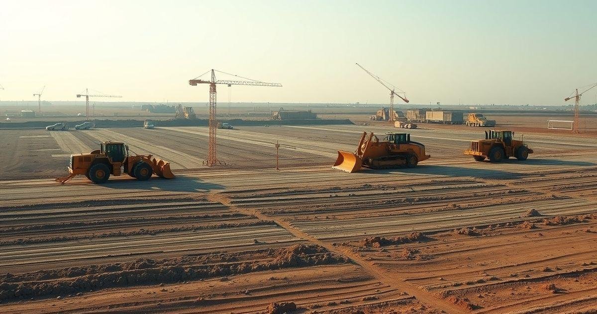 Obras de terraplenagem Catione